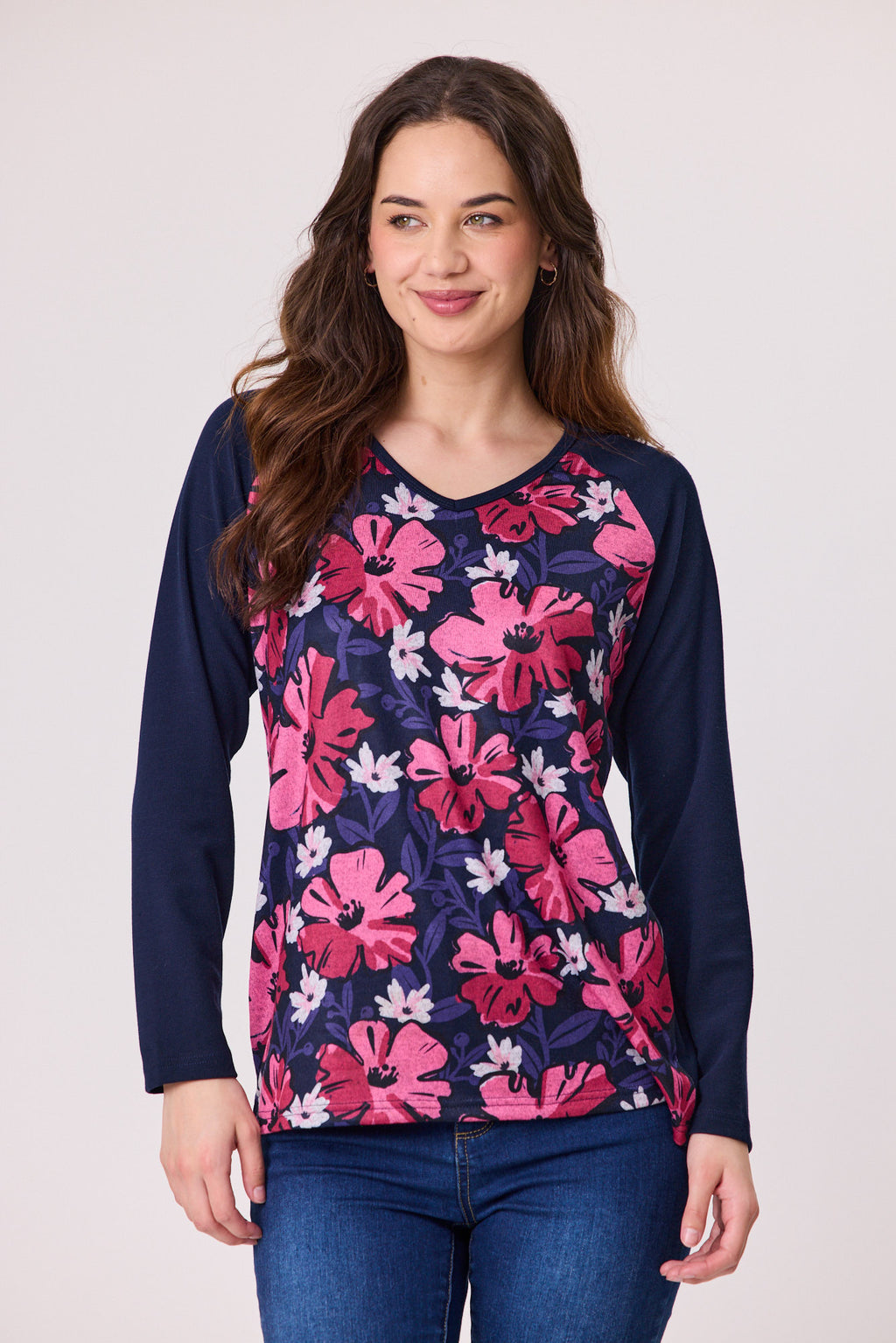 Tessa Knit Top Navy