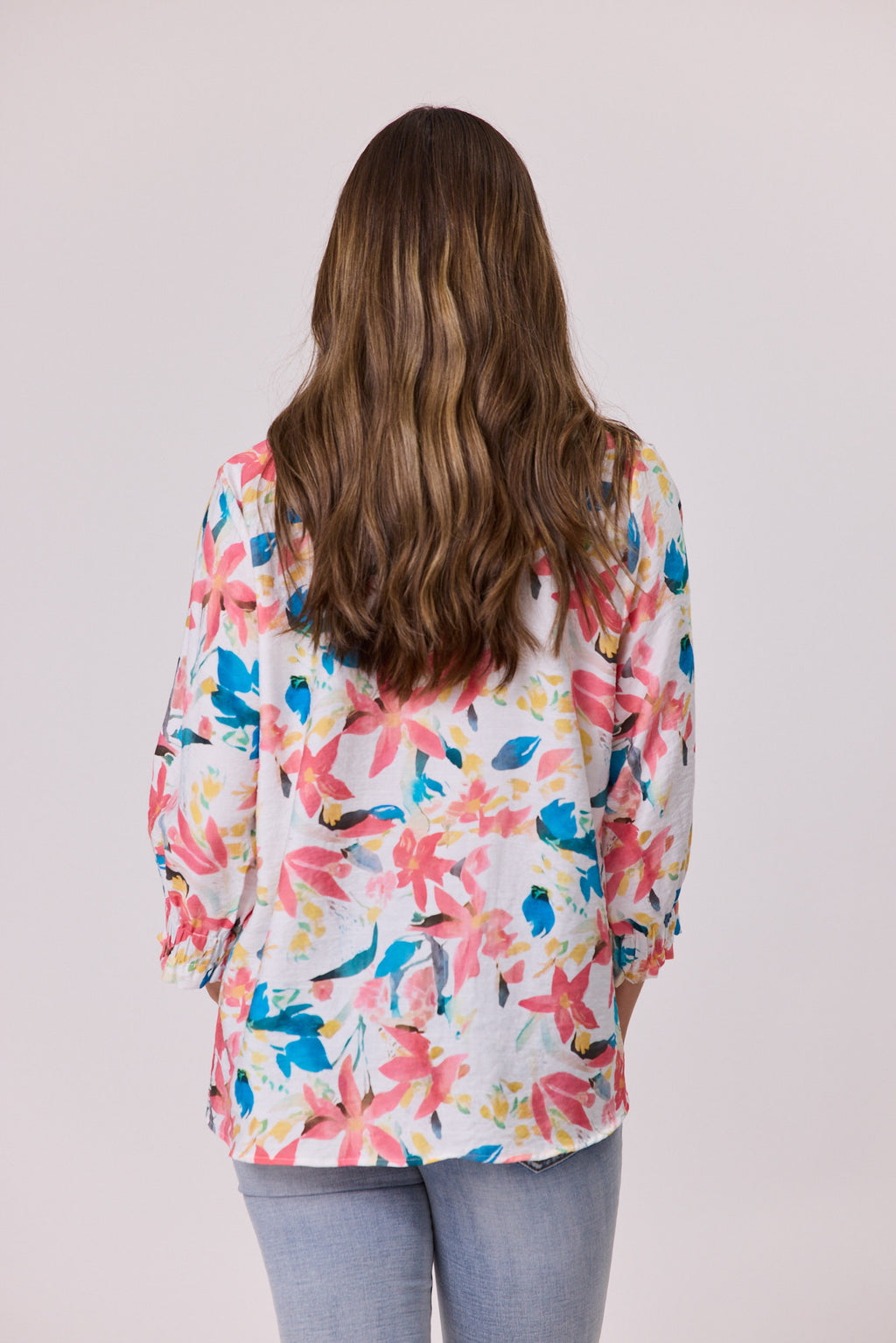 Summer Bloom Top White