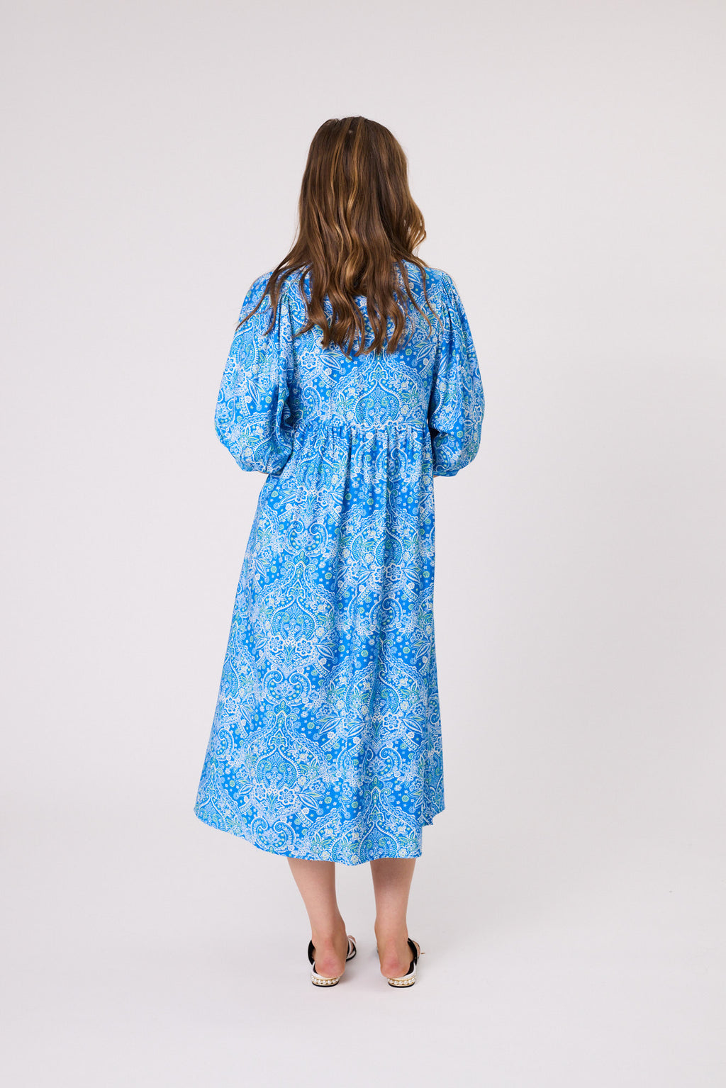 Paisley Dress Aqua