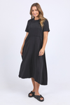 Eva Midi Dress Black