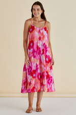 Harriet Dress Floral Pink