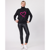 Heart Knit Black