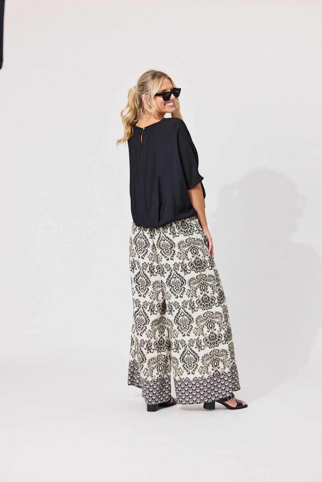 India Pants Black Persian