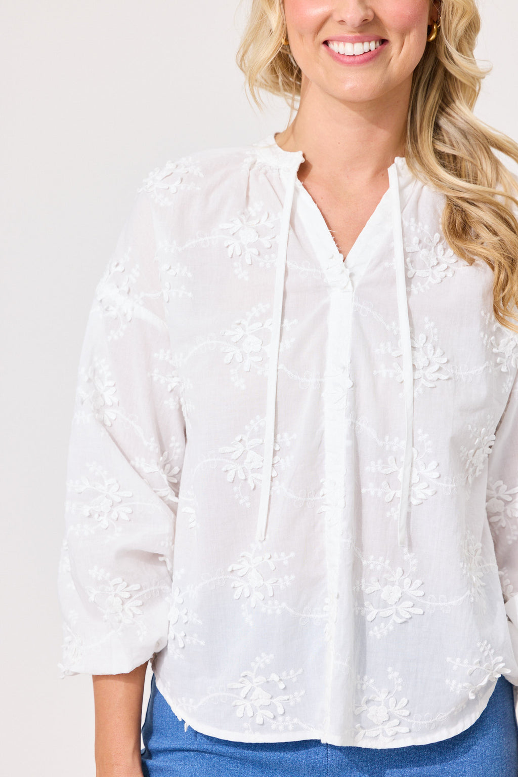 Alba Top White