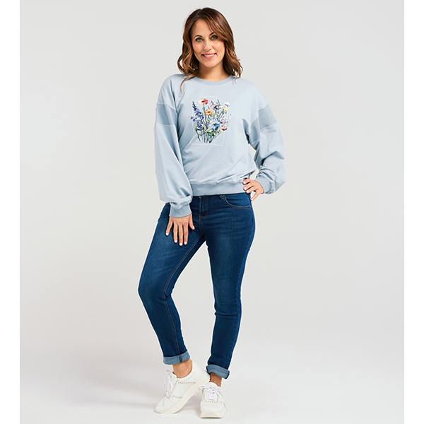 Livia Sweat Pale Blue