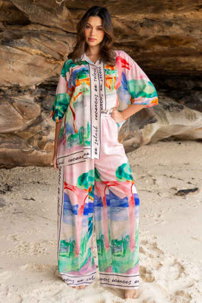 Long Pants Riviera Pink