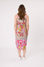 Woman wearing a floral dress on a white background
Maddie Dress Garden Print
