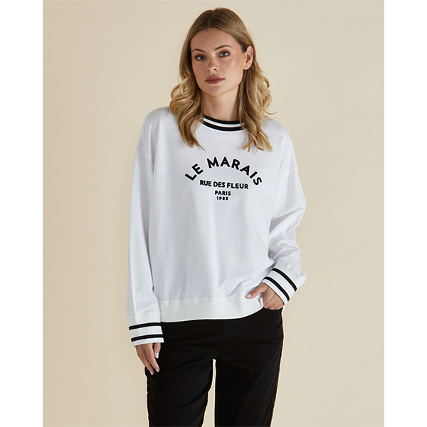 Marais Sweat White