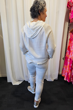 Metallic Star Lounge Pants White