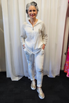 Metallic Star Lounge Pants White