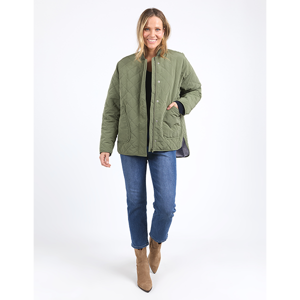 Miley Quilted Jacket Clover