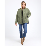 Miley Quilted Jacket Clover