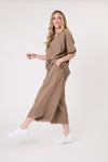 Nicole Linen Pants Mocha
