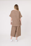 Nicole Linen Pants Mocha