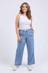 Payton Chambray Pant Blue