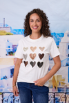 Pearl Heart T-Shirt White