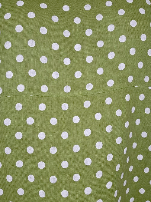 Polka Dot Mid Maxi Dress Lime