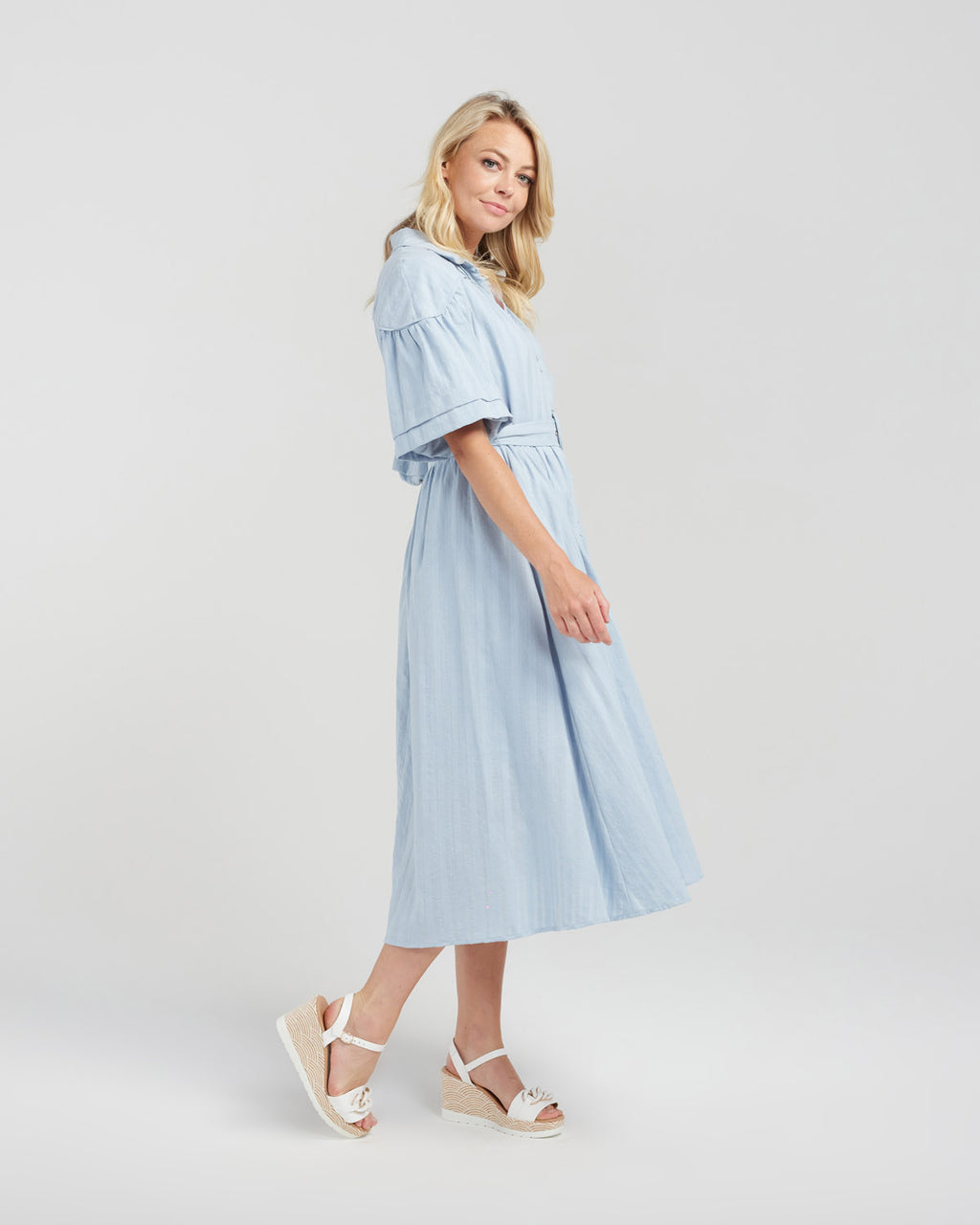 Jamie Dress Pastel Blue