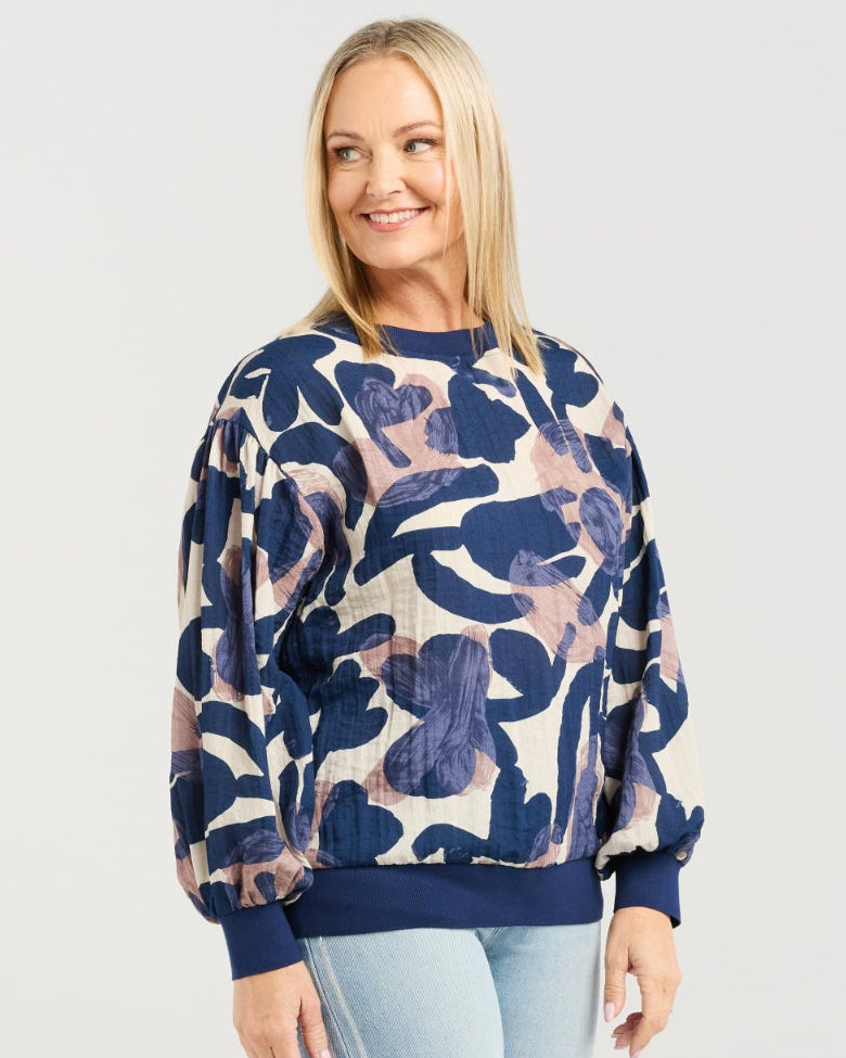 Emily Top Bold Flora