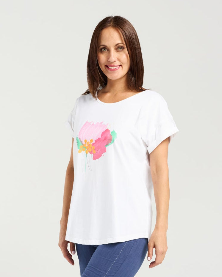 Amelia Top White