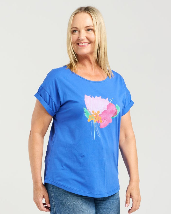 Amelia Top Blue