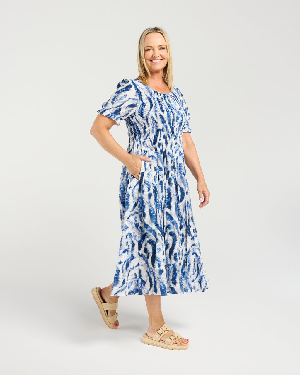 Fallon Dress Blue Mist