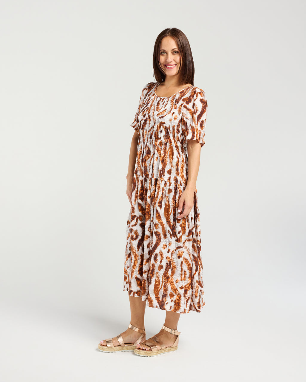 Fallon Dress Bronze Mist