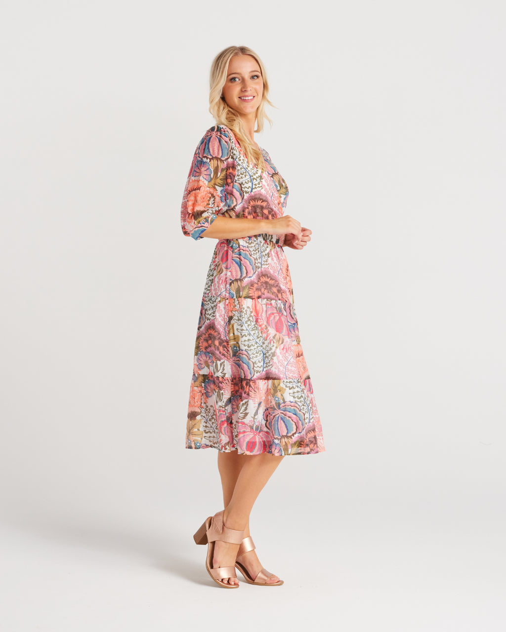 Amira Dress Floral Fusion