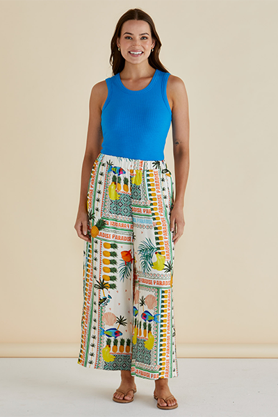 Sable Wide Leg Pant Multi