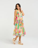 Woman wearing a colorful dress on a white background
Jayla Dress Radiant