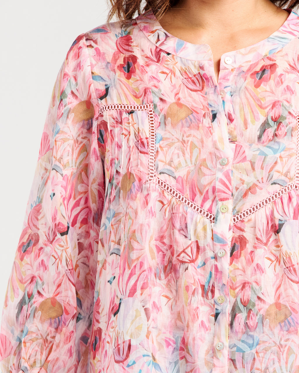 Willa Blouse Floral Haze