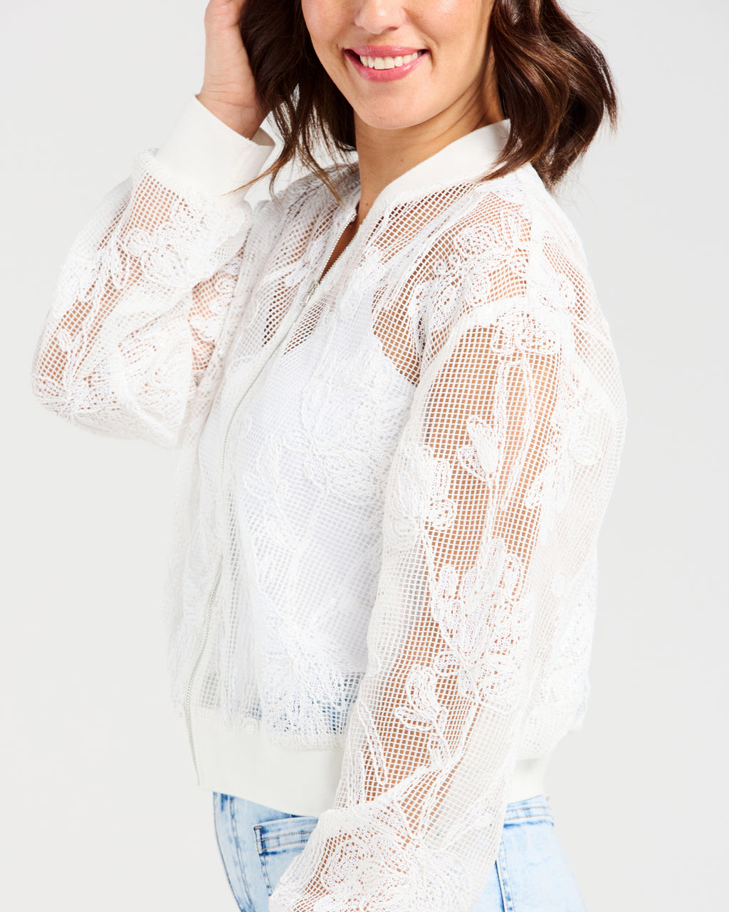 Bianca Bomber Pearl Breeze