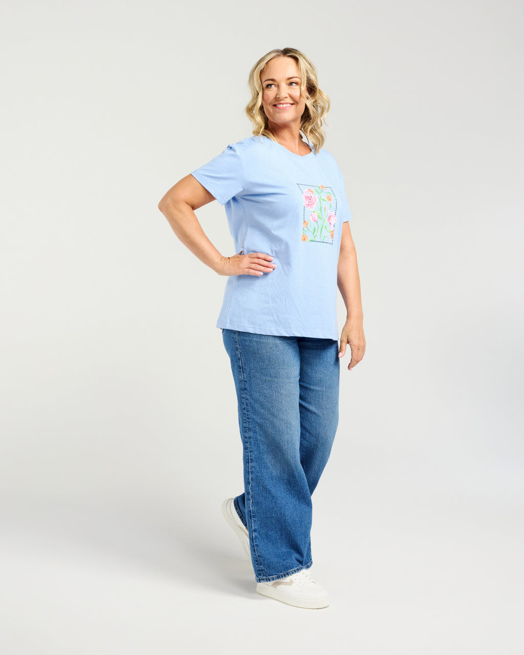 Liva T-Shirt Blue