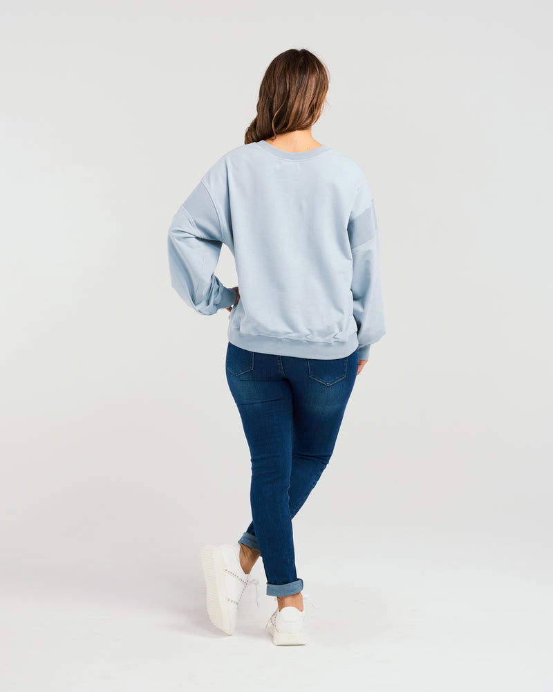 Livia Sweat Pale Blue