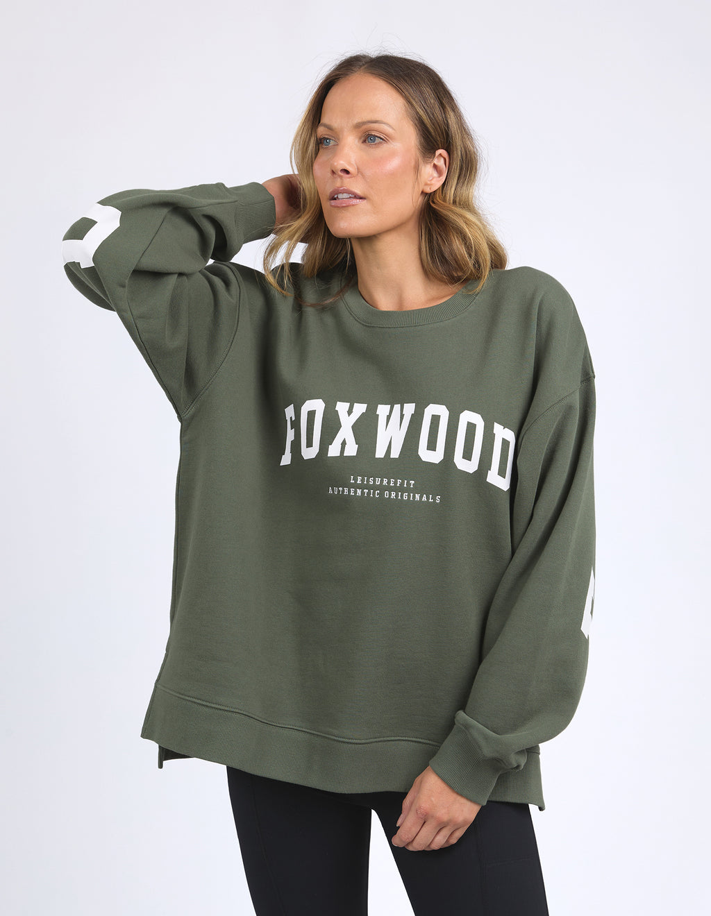 Interval Crew Khaki White