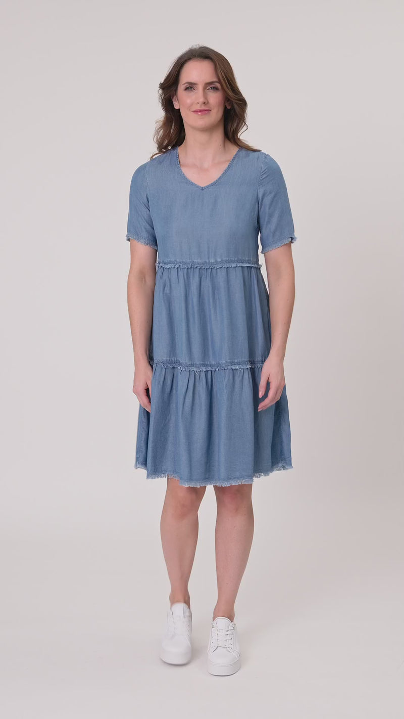 Beatrice Dress Chambray