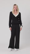 Darla Pants Black Cream