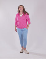 Beachy Zip Hoodie Aurora Pink