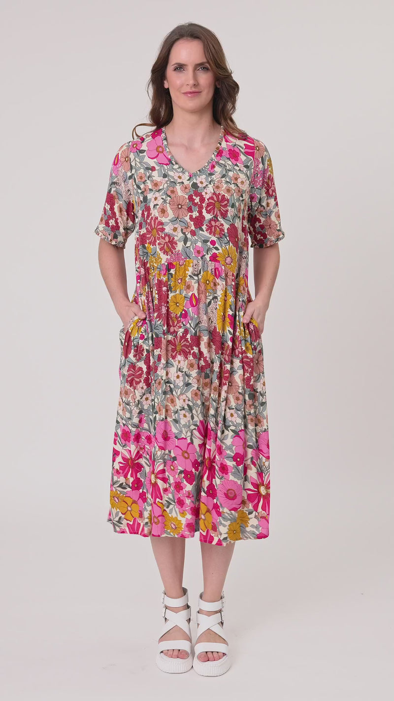 Marissa Dress Garden Print