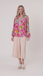 Contessa Top Garden Print
