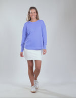 Simplified Crew Neon Blue