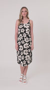 Maddie Floral Dress Black/White
