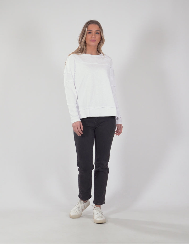 Jayne Throw On Top White