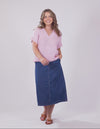 Elba Knit Top Dusk Pink