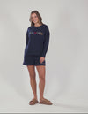Simplified Confetti Crew Navy