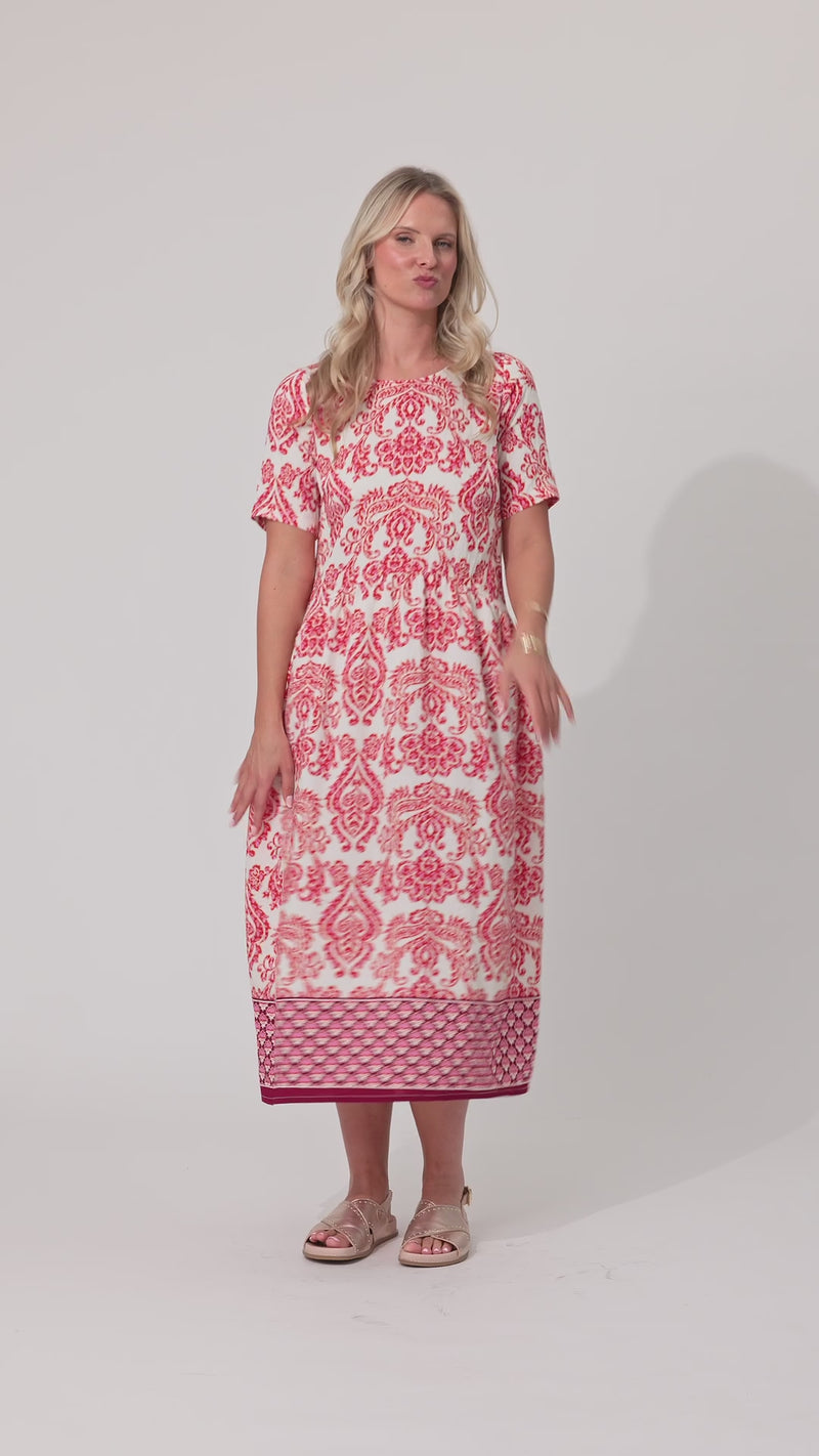 Madonna Dress Pink Persian