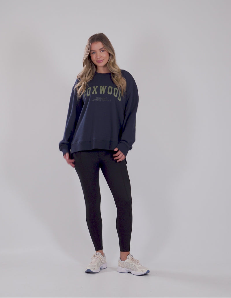 Interval Crew Navy Green