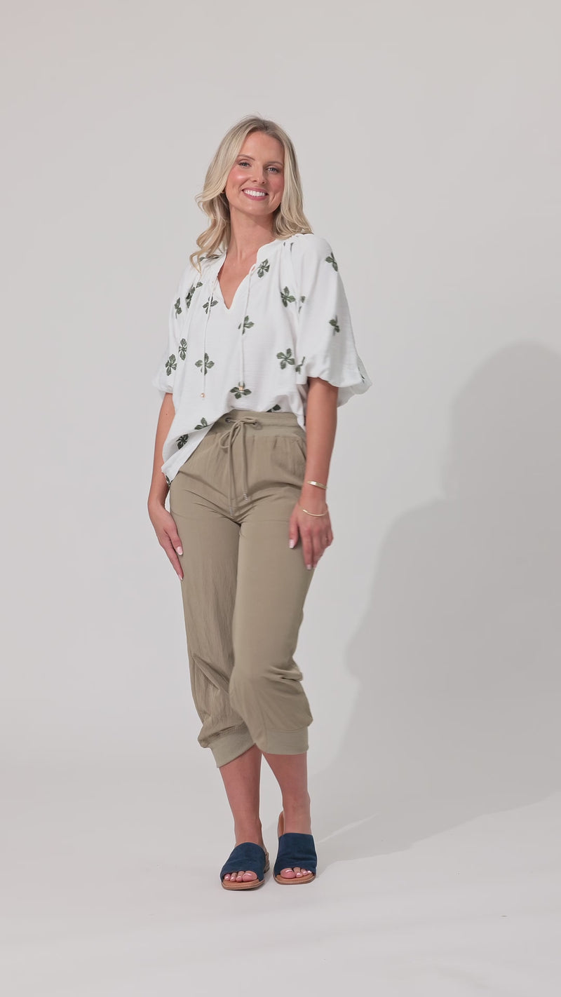 Gianna Top White Clover