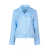 Light blue denim jacket on a white background
Frayed Linen Jacket Sky Blue