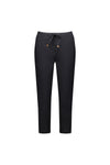 Black pants with drawstring on a white background
Skinny Leg 7/8 Pants Black